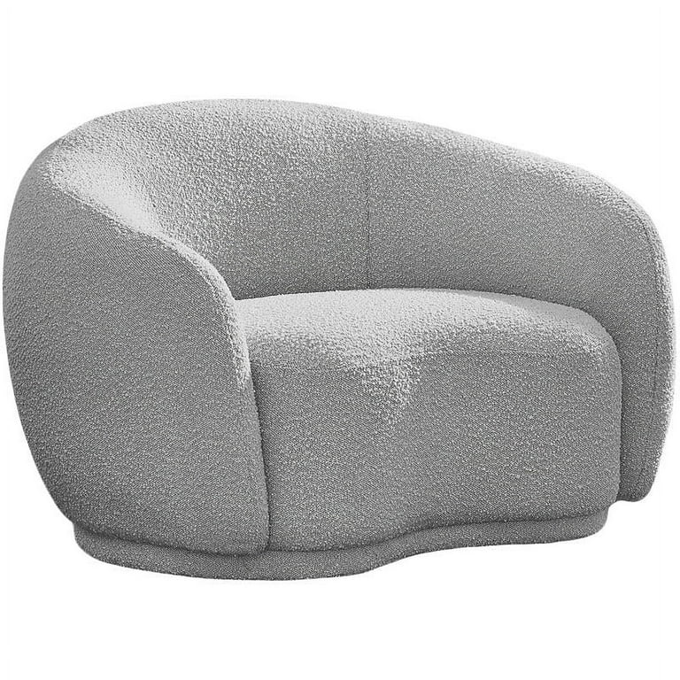 Meridian Furniture Hyde Boucle Fabric Chair Meridian Furniture Hyde Boucle Fabric Chair