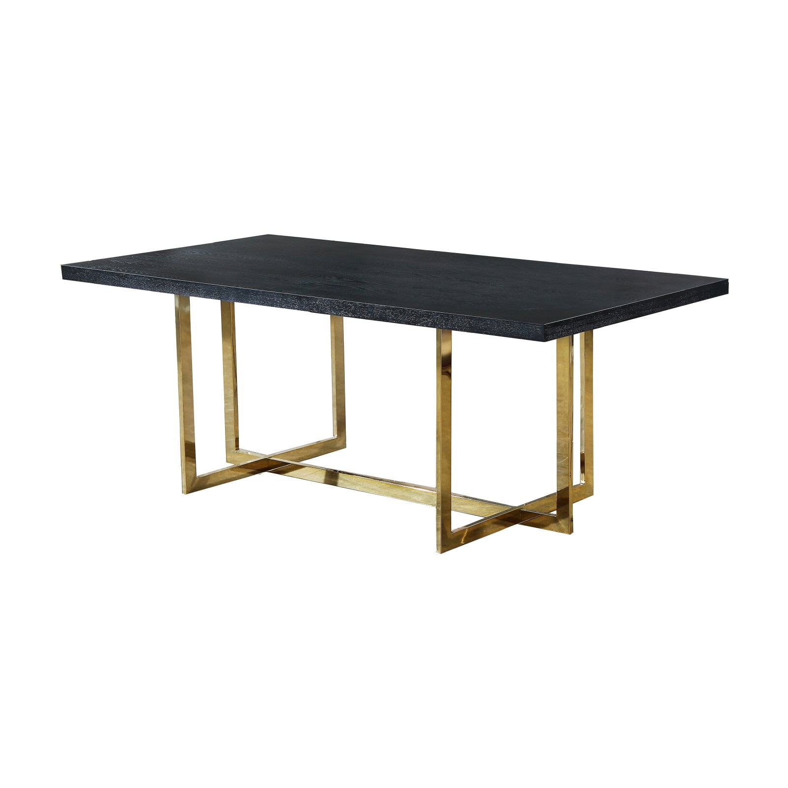Meridian Furniture Elle Gold Dining Table Meridian Furniture Elle Gold Dining Table