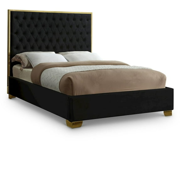 Meridian Furniture Inc Lana Tufted Low Profile Bed
