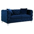 thumbnail image 1 of Meridian Furniture Inc Scarlett Velvet Loveseat, 1 of 7