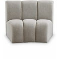 thumbnail image 1 of Meridian Furniture Infinity Brown Boucle Fabric Modular Chair, 1 of 7