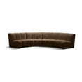 thumbnail image 1 of Meridian Furniture Infinity Brown Velvet 4pc. Modular Sectional, 1 of 11