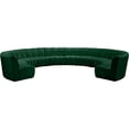 thumbnail image 1 of Meridian Furniture Infinity Green Velvet 10pc. Modular Sectional, 1 of 4