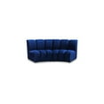 thumbnail image 1 of Meridian Furniture Infinity Navy Velvet 2pc. Modular Sectional, 1 of 11