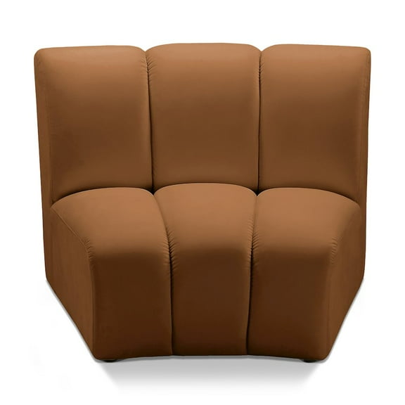 Meridian Furniture Infinity Saddle Velvet Modular Chair