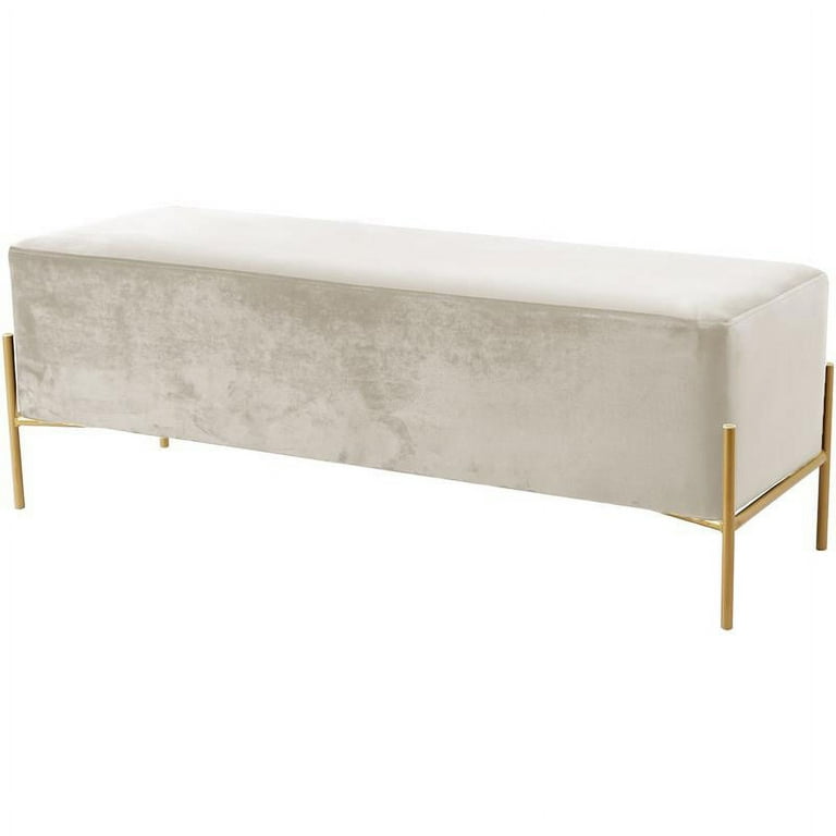 Meridian Furniture Isla Velvet Bench Meridian Furniture Isla Velvet Bench