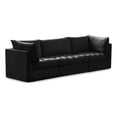 thumbnail image 1 of Meridian Furniture Jacob Black Velvet Modular Sofa, 1 of 10