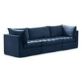 thumbnail image 1 of Meridian Furniture Jacob Navy Velvet Modular Sofa, 1 of 10