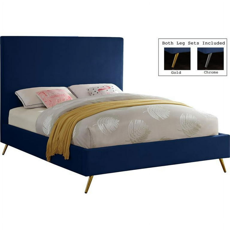 Meridian Furniture Jasmine Velvet Full Bed Meridian Furniture Jasmine Velvet Full Bed