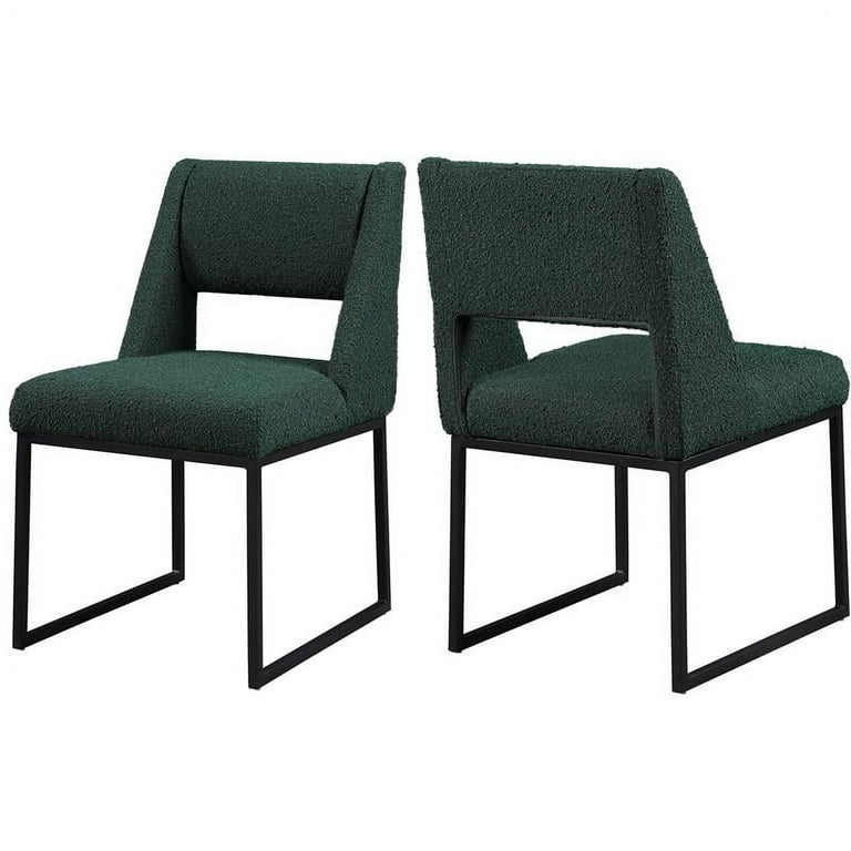 Meridian Furniture Jayce Boucle Fabric Dining Chair Meridian Furniture Jayce Boucle Fabric Dining Chair