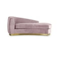 thumbnail image 1 of Meridian Furniture Julian Pink Velvet Chaise, 1 of 5