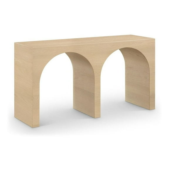 Meridian Furniture June White Oak Console Table