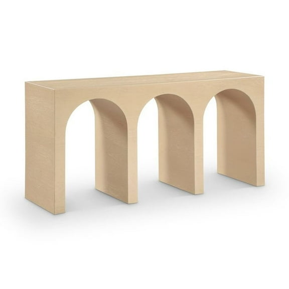 Meridian Furniture June White Oak Console Table