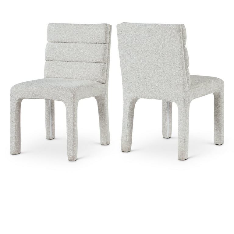 Meridian Furniture Kai Boucle Fabric Dining Chair Meridian Furniture Kai Boucle Fabric Dining Chair