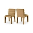 thumbnail image 1 of Meridian Furniture Kai Saddle Velvet Dining Chair (Set of 2), 1 of 8