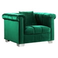 thumbnail image 1 of Meridian Furniture Kayla Green Velvet Chair, 1 of 9