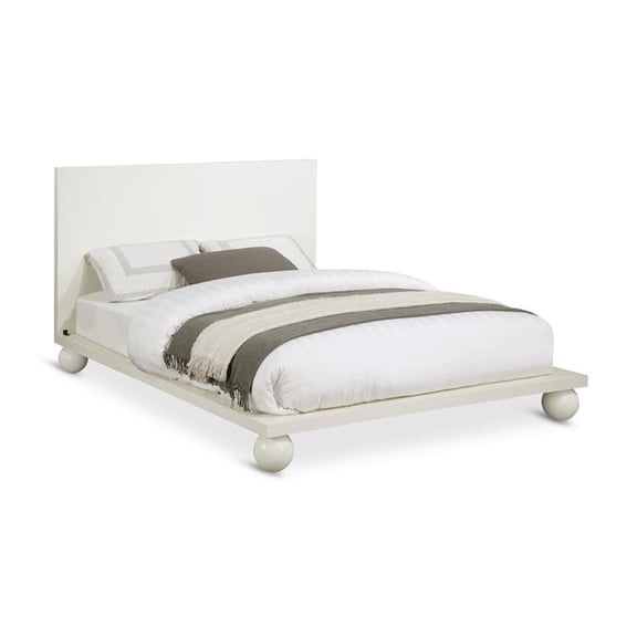 Meridian Furniture Kent Cream King Bed