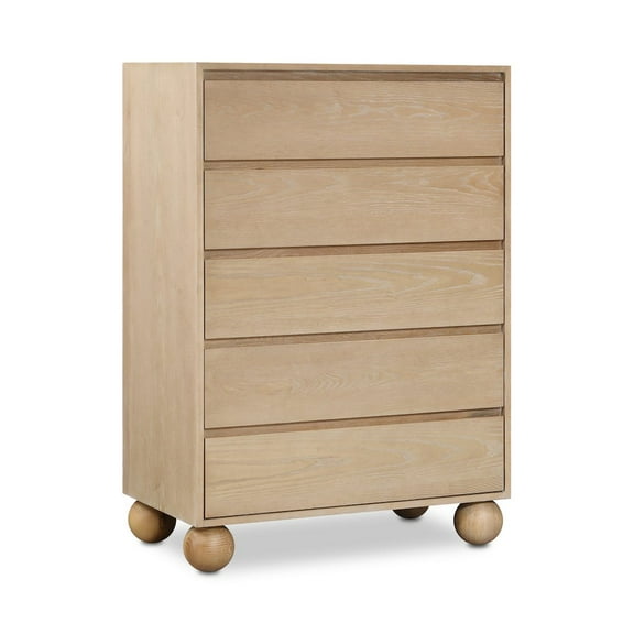 Meridian Furniture Kent Natural Solid Ash Wood Chest