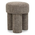 thumbnail image 1 of Meridian Furniture Larson Brown Fabric Ottoman/Stool, 1 of 8