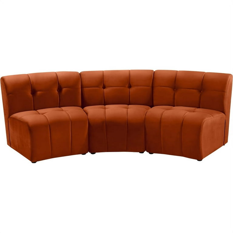 Meridian Furniture Limitless Modular Velvet Sofa Meridian Furniture Limitless Modular Velvet Sofa