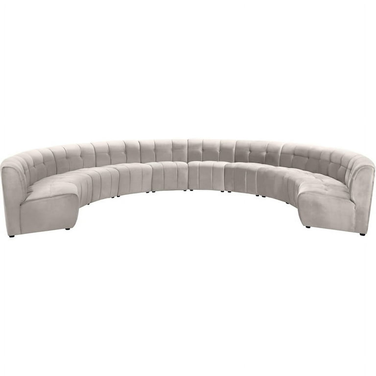 Meridian Furniture Limitless Modular Velvet Sofa Meridian Furniture Limitless Modular Velvet Sofa