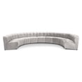 thumbnail image 1 of Meridian Furniture Limitless Cream Velvet Modular 9 Piece Sectional, 1 of 13