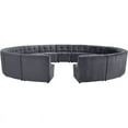 thumbnail image 1 of Meridian Furniture Limitless Gray Velvet Modular 15 Piece Sectional, 1 of 7