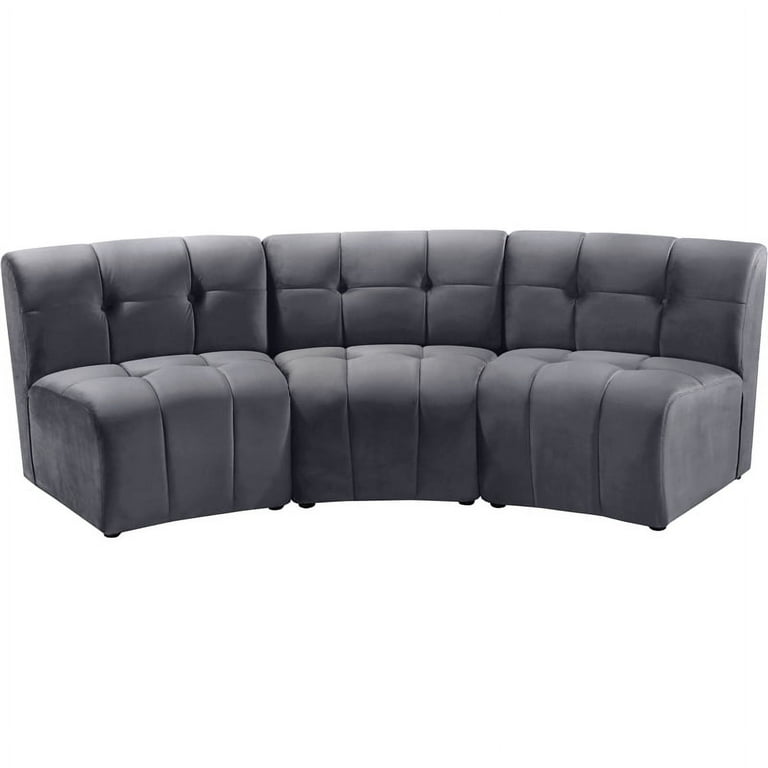 Meridian Furniture Limitless Modular Velvet Sofa