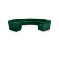 thumbnail image 1 of Meridian Furniture Limitless Green Velvet Modular 13 Piece Sectional, 1 of 13