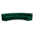 thumbnail image 1 of Meridian Furniture Limitless Green Velvet Modular 5 Piece Sectional, 1 of 13