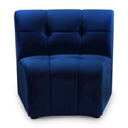 Meridian Furniture Limitless Navy Velvet Modular Chair