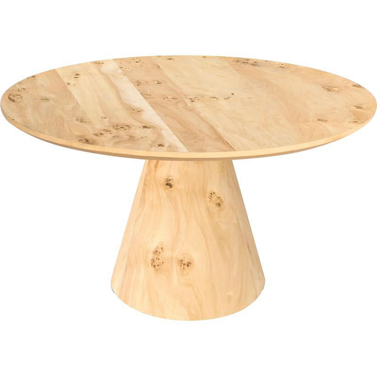Meridian Furniture Linette Dining Table - Burl Finish Meridian Furniture Linette Dining Table - Burl Finish