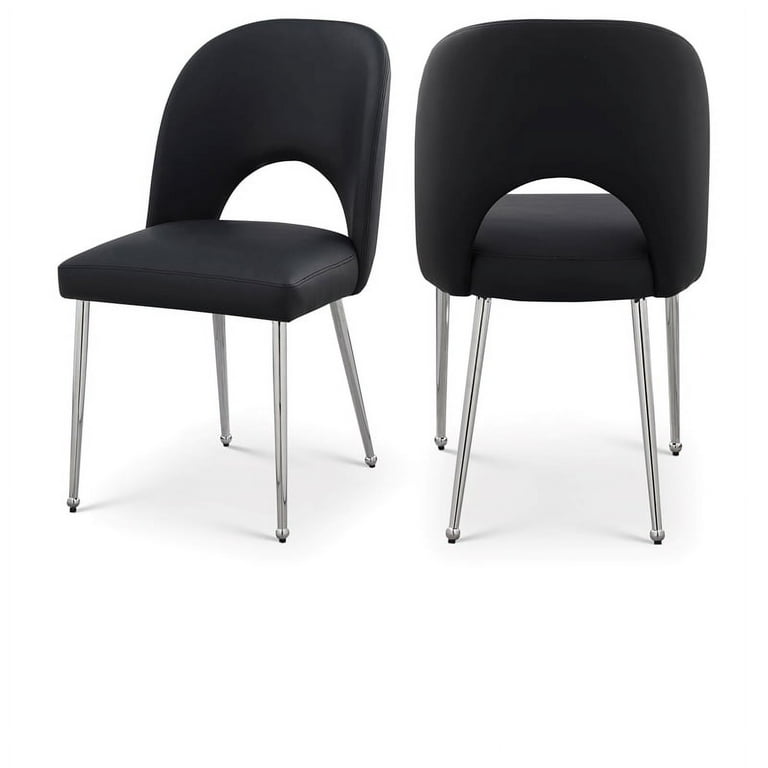 Meridian Furniture Logan Faux Leather Dining Chair Meridian Furniture Logan Faux Leather Dining Chair