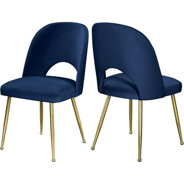 Meridian Furniture Logan Velvet Dining Chair Meridian Furniture Logan Velvet Dining Chair