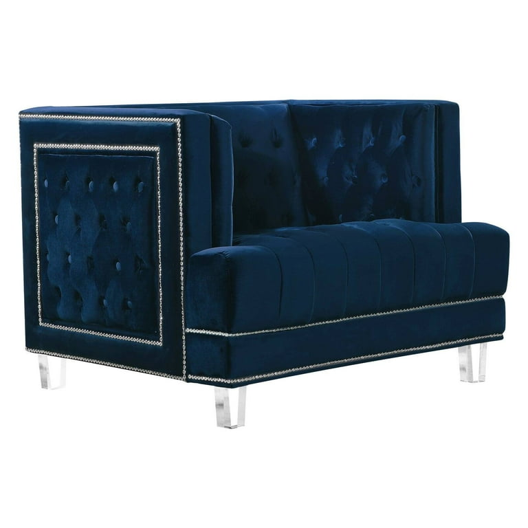 Meridian Furniture Lucas Velvet Chair Meridian Furniture Lucas Velvet Chair