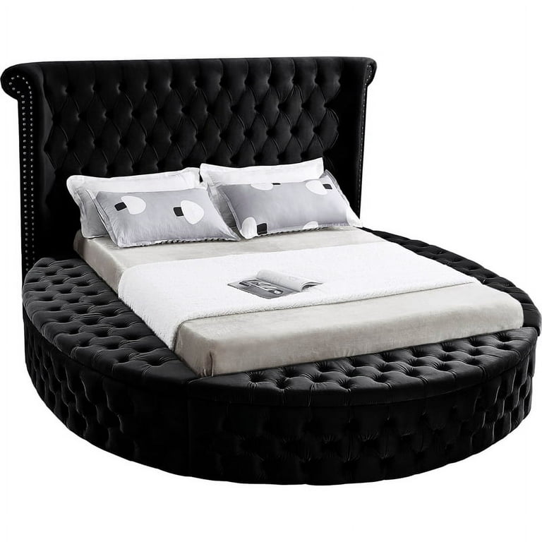 Meridian Furniture Luxus Velvet Full Bed Meridian Furniture Luxus Velvet Full Bed