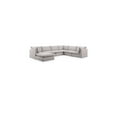thumbnail image 1 of Meridian Furniture Mackenzie Beige Durable Linen Textured Modular Sectional, 1 of 9