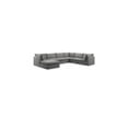 thumbnail image 1 of Meridian Furniture Mackenzie Grey Durable Linen Textured Modular Sectional, 1 of 9