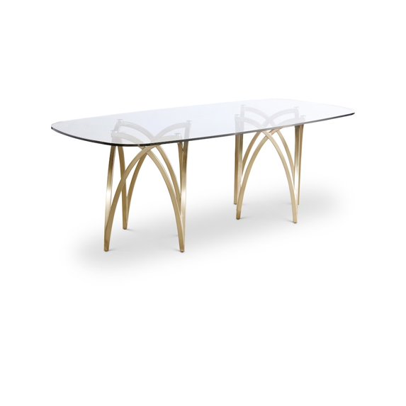 Meridian Furniture Madelyn Gold Dining Table