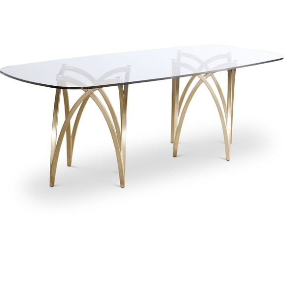 Meridian Furniture Madelyn Gold Dining Table