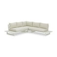 thumbnail image 1 of Meridian Furniture Maldives Cream Water Resisting Outdoor Patio Sectional, 1 of 10