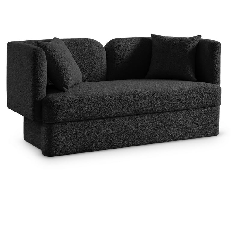 Meridian Furniture Marcel Boucle Fabric Loveseat Meridian Furniture Marcel Boucle Fabric Loveseat