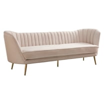 Meridian Furniture Margo Cream Velvet Sofa