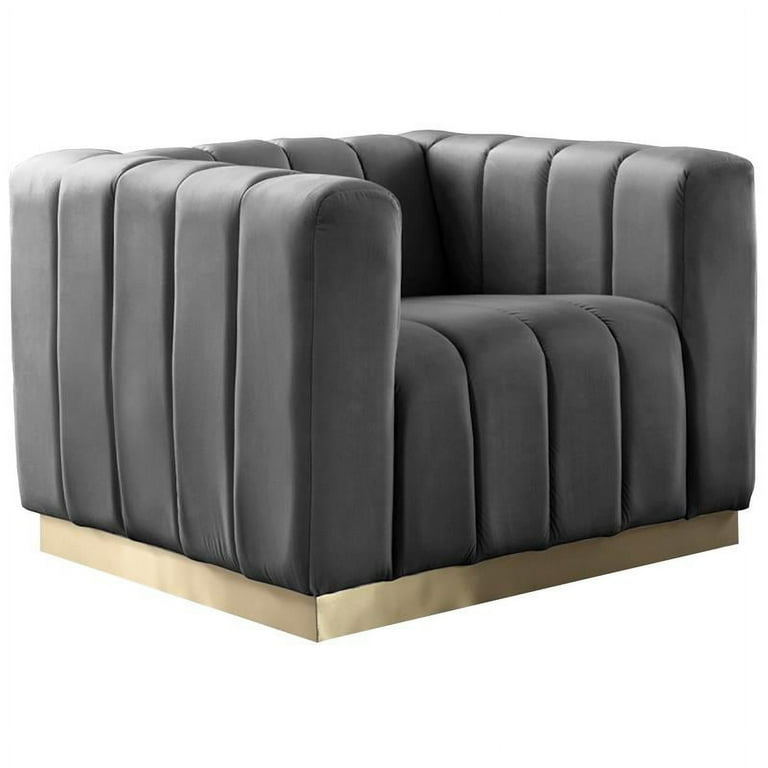 Meridian Furniture Marlon Velvet Chair Meridian Furniture Marlon Velvet Chair