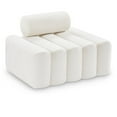 thumbnail image 1 of Meridian Furniture Melody Cream Velvet Chair, 1 of 12