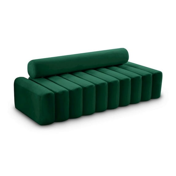 Meridian Furniture Melody Green Velvet Sofa