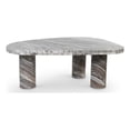 thumbnail image 1 of Meridian Furniture Messina Brown Genuine Marble Coffee Table, 1 of 7
