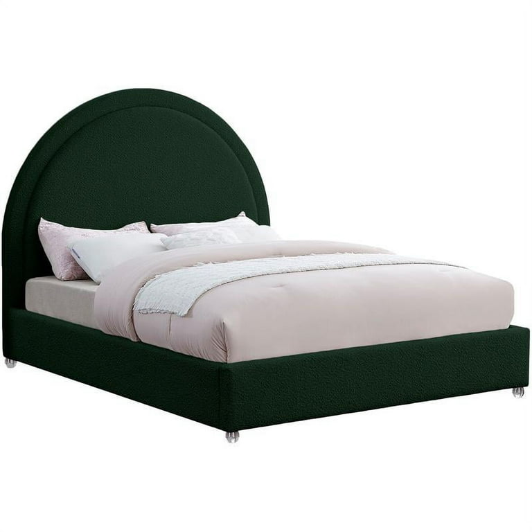 Meridian Furniture Milo Boucle Fabric King Bed Meridian Furniture Milo Boucle Fabric King Bed