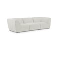 thumbnail image 1 of Meridian Furniture Miramar Cream Durable Linen Textured Modular Sofa, 1 of 9