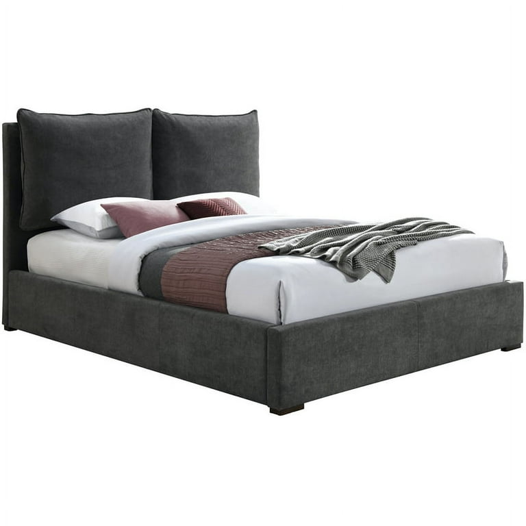 Meridian Furniture Misha Polyester Fabric Queen Bed Meridian Furniture Misha Polyester Fabric Queen Bed